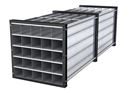 Fackhylla Victor, HxBxD 1000 x 1000 x 3000 mm, 25 tråg, 5 x 5 fack