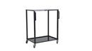 Backställ med backar CustomLine, för backar LxB 600 x 800 mm, utan backar, grå
