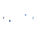 Skarvsats till hyllvagn med sarg  CustomLine, för hyllvagn med sarg, ljusblå