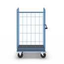 Rullbur med trådgaller Ilotar, lastkapacitet 500 kg, massivgummihjul, lastyta LxB 940 x 630 mm