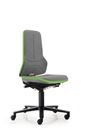 Arbetsstol Elif, permanentkontakt, Supertec, flexband grönt