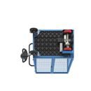 Eldriven hyllvagn Edessa, pardörr, utan hyllplan, ljusblå