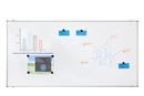 Whiteboard Ida, stålplåt, lackerad, BxH 900 x 600 mm