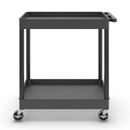 Bordsvagn Jussi, LxBxH 920 x 640 x 960 mm, 2 hyllplan, svart