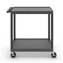 Bordsvagn Jussi, LxBxH 890 x 610 x 880 mm, 2 hyllplan, svart