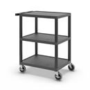 Bordsvagn Jussi, LxBxH 610 x 460 x 840 mm, 3 hyllplan, svart