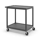 Bordsvagn Jussi, LxBxH 890 x 610 x 880 mm, 2 hyllplan, svart