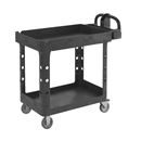 Rullvagn Narin, med trågfördjupning, LxBxH 975 x 432 x 832 mm