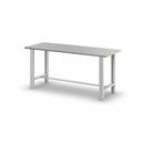 Arbetsbänk Henning, skivans tjocklek 1850 mm, grundmodell, stålplåtsskiva