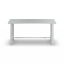 Arbetsbänk Henning, skivans tjocklek 1850 mm, grundmodell, stålplåtsskiva