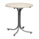 Matsalsbord Big Apple, Ø 900 mm, ek/silver