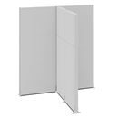 Golvskärm Hans, kontor/industri, komplett modul, LxBxH 2656 x 2131 x 3000 mm