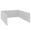 Golvskärm Hans, kontor/industri, komplett modul, LxBxH 5230 x 5130 x 2000 mm