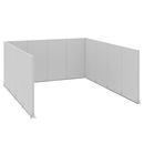 Golvskärm Hans, kontor/industri, komplett modul, LxBxH 5230 x 5130 x 2500 mm