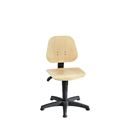 Arbetsstol Flexus, höjdinställning med gasfjäder, bokfanér, med glidfötter, från 3 st