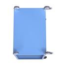 Backställ med backar CustomLine, för backar LxB 600 x 800 mm, blå, med 4 backar, 210 mm höga