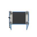 Rullbur med trådgaller Ilotar, lastkaapcitet 500 kg, centralbroms, lastyta LxB 1330 x 800 mm