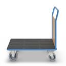 Plattformsvagn Line, med 1 gavel, med centralbroms, LxB 1100 x 700 mm