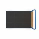 Plattformsvagn Line, med 1 gavel, med centralbroms, LxB 1100 x 700 mm