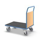 Plattformsvagn Line, med 1 gavel, med centralbroms, LxB 1100 x 700 mm