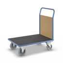 Plattformsvagn Line, med 1 gavel, med centralbroms, LxB 1100 x 700 mm