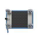 Plattformsvagn Line, med 1 gavel, med centralbroms, LxB 1100 x 700 mm