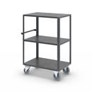 Hyllvagn CustomLine, 3 hyllor, med centralbroms, antracitgrå RAL 7016