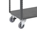 Hyllvagn CustomLine, 3 hyllor, med centralbroms, antracitgrå RAL 7016