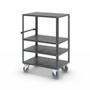 Hyllvagn CustomLine, 4 hyllor, med centralbroms, antracitgrå RAL 7016