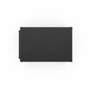 Hyllvagn CustomLine, 4 hyllor, med centralbroms, antracitgrå RAL 7016