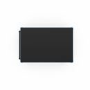 Hyllvagn CustomLine, 4 hyllor, med centralbroms, ljusblå RAL 5012