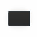 Hyllvagn CustomLine, 5 hyllor, med centralbroms, ljusblå RAL 5012