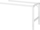 Arbetsbord på hjul Nornor, melaminskiva, tjocklek 22 mm, 60 x 30 mm, BxDxH 3000 x 1000 x 910 – 1230 mm