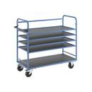 Hyllvagn Grotte, för 5 hyllplan, inkl. 4 hyllplan