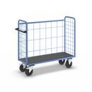 Postbur 500 kg Noor, med gallerväggar, på 3 sidor, längd 1420 mm