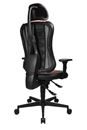 Gamingstol Sitness RS, inkl. nackstöd och armstöd, svart / röd