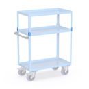 Skarvsats till hyllvagn med sarg  CustomLine, för hyllvagn med sarg, ljusblå