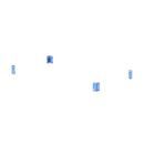 Skarvsats till hyllvagn med sarg  CustomLine, för hyllvagn med sarg, ljusblå