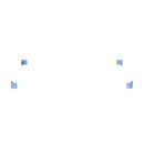 Skarvsats till hyllvagn och rullvagn CustomLine, för rull- och hyllvagn, 4-pack, längd 53 mm, ljusblå RAL 5012