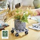 Blomvagn Creo Wagner, lastkapacitet 50 kg, bokträ, Ø 190 mm, hjul-Ø 40 mm, 4-pack