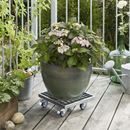 Blomvagn Industri Wagner, lastkapacitet 200 kg, LxB 290 x 290 mm, silver