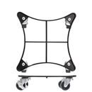 Blomvagn Retro Wagner, lastkapacitet 60 kg, 2-pack, LxB 220 x 220 mm, svart