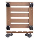 Blomvagn Komposit WPC Wagner, lastkapacitet 60 kg, LxB 290 x 290 mm, ockra, 2-pack