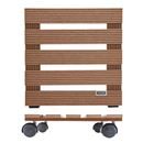 Blomvagn Komposit WPC Wagner, lastkapacitet 60 kg, LxB 290 x 290 mm, ockra, 2-pack