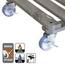 Blomvagn Vintage Wagner, lastkapacitet 150 kg, LxB 400 x 400 mm, gröngrå