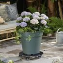 Blomvagn Laminat HPL Wagner, lastkapacitet 100 kg, HPL, Ø 380 mm, svart