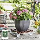 Blomvagn Trä Paletti Wagner, lastkapacitet 250 kg, LxB 450 x 450 mm, valnöt