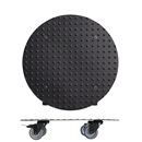 Blomvagn Aluminium Alaska Wagner, lastkapacitet 150 kg, rund, Ø 380 mm, svart