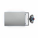 Eldriven Rullvagn Edessa, 2 hyllplan galvaniserade, LxBxH 1470 x 700 x 1300 mm, blå