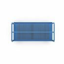 Hyllvagn Grotte, för 8 hyllplan, inkl. 4 hyllplan, med gallerhyllor